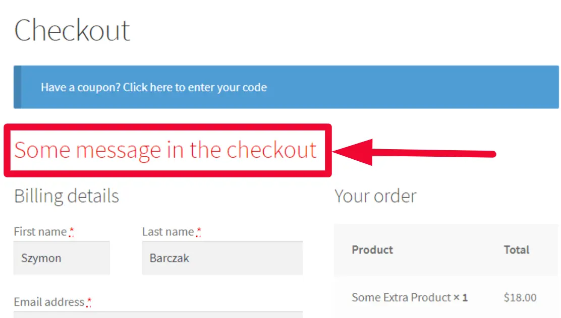 Customize WooCommerce Checkout Page