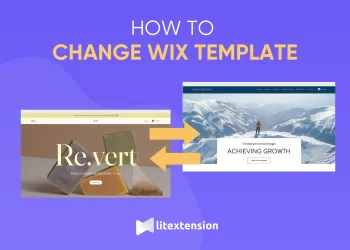 how to change wix template