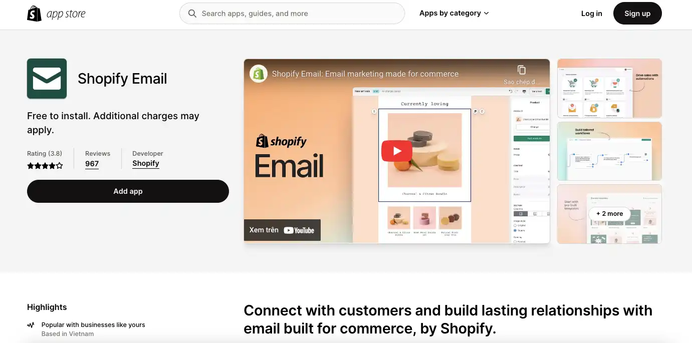 Shopify email marketing