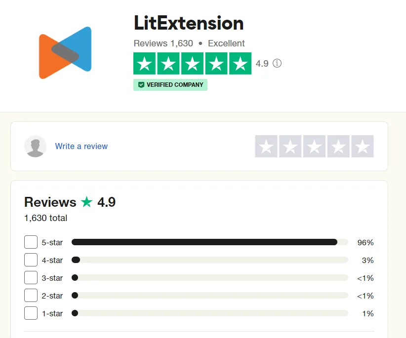 LitExtension customer reviews