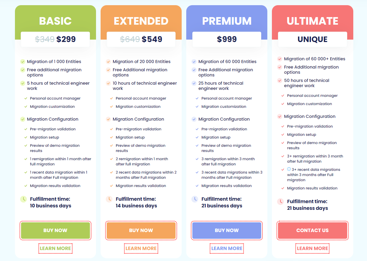 LitExtension’s pricing plans