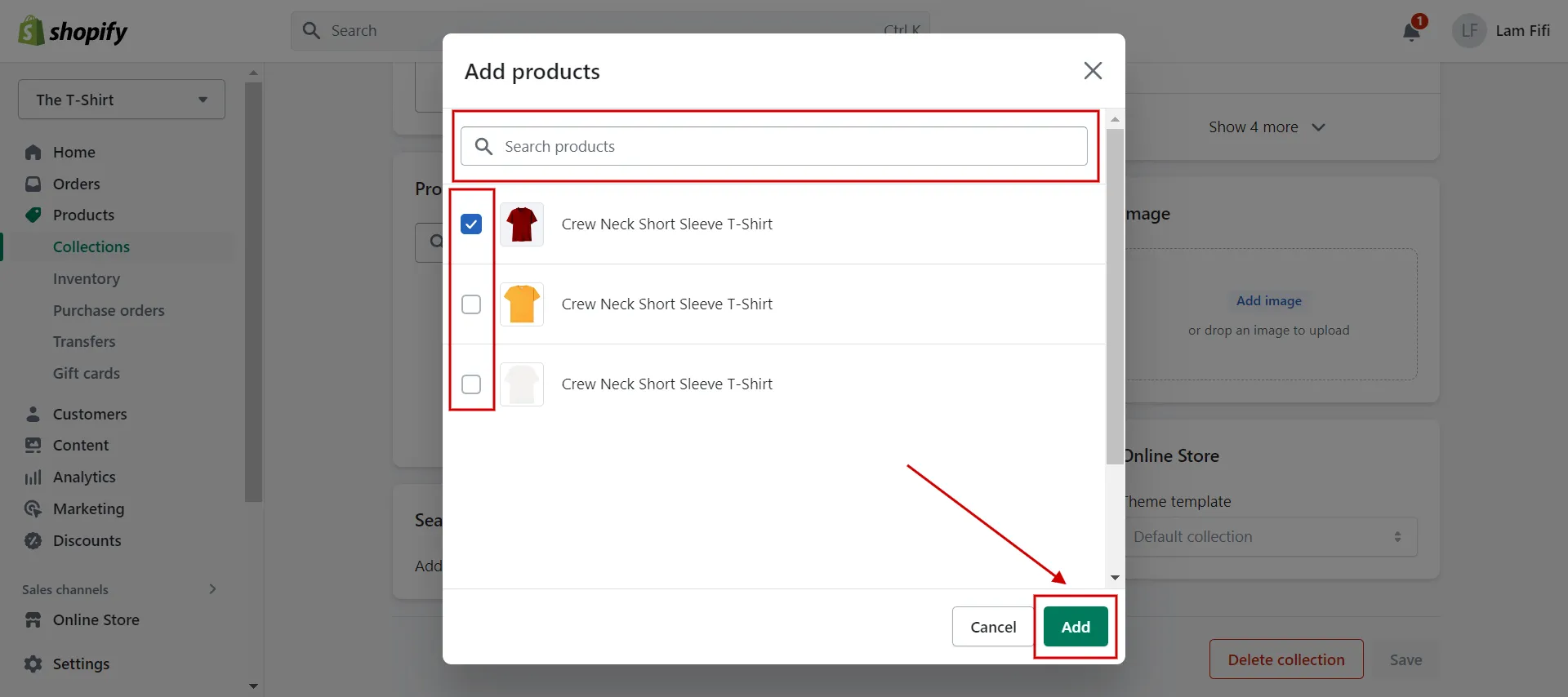 How to manually sort products in shopify