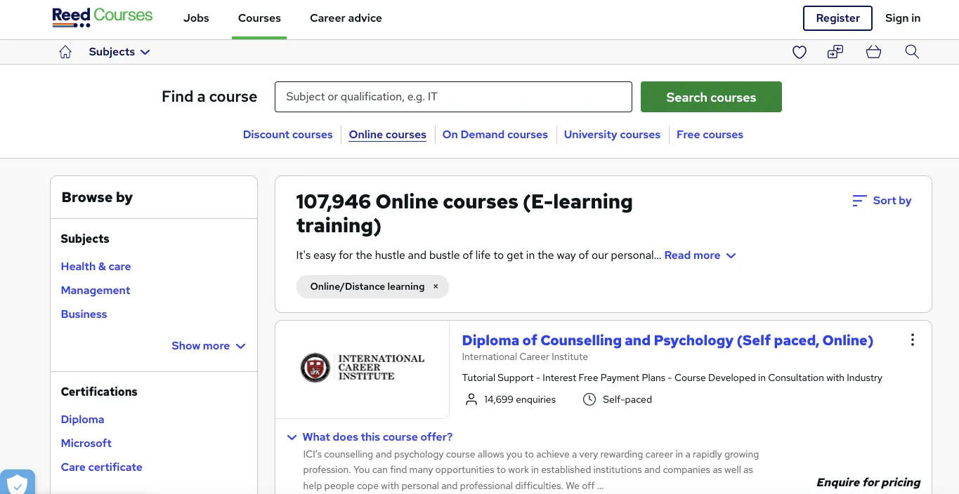 Sell course online