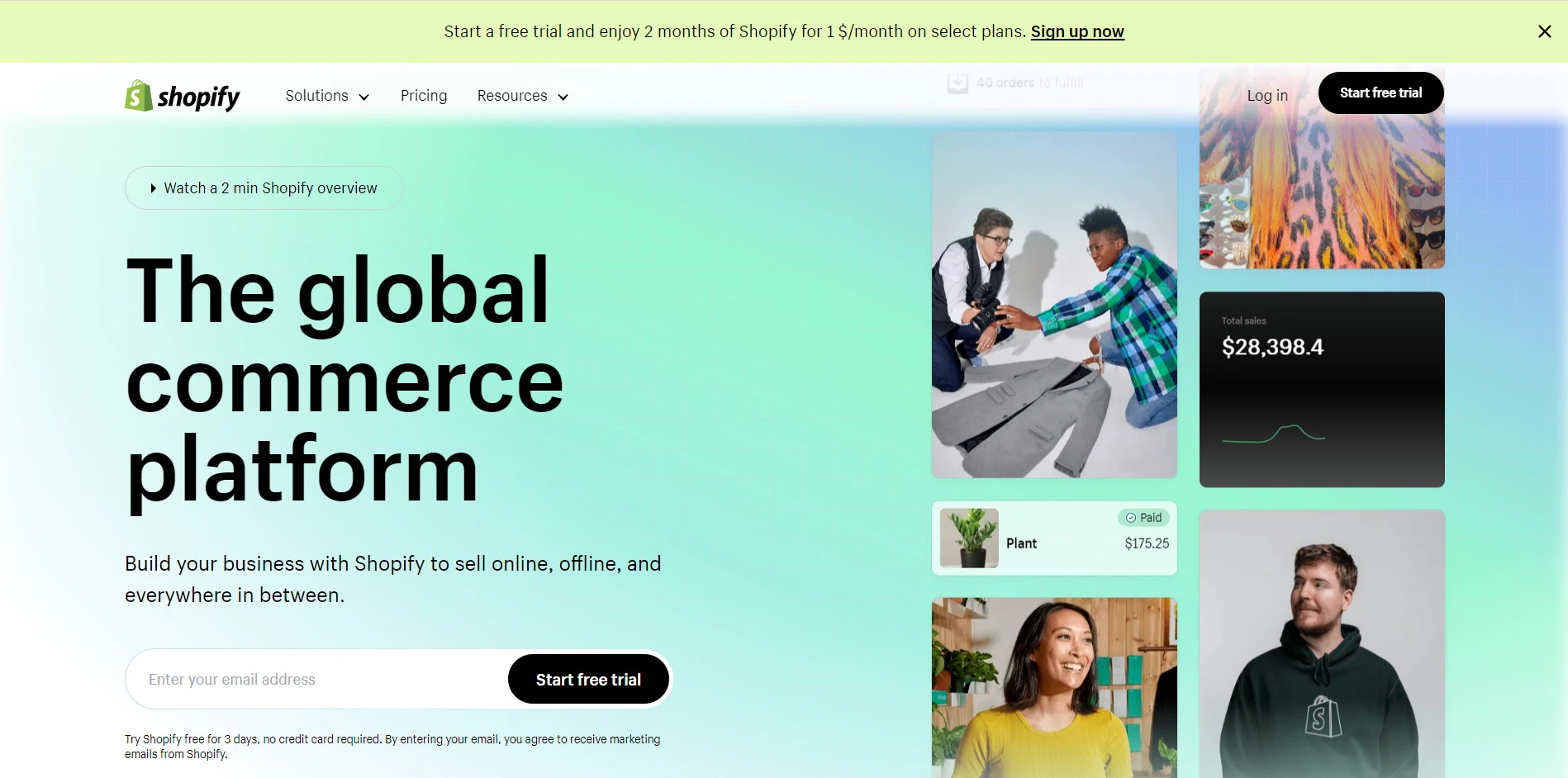 Shaloy clothing brand, Shopify Store Listing