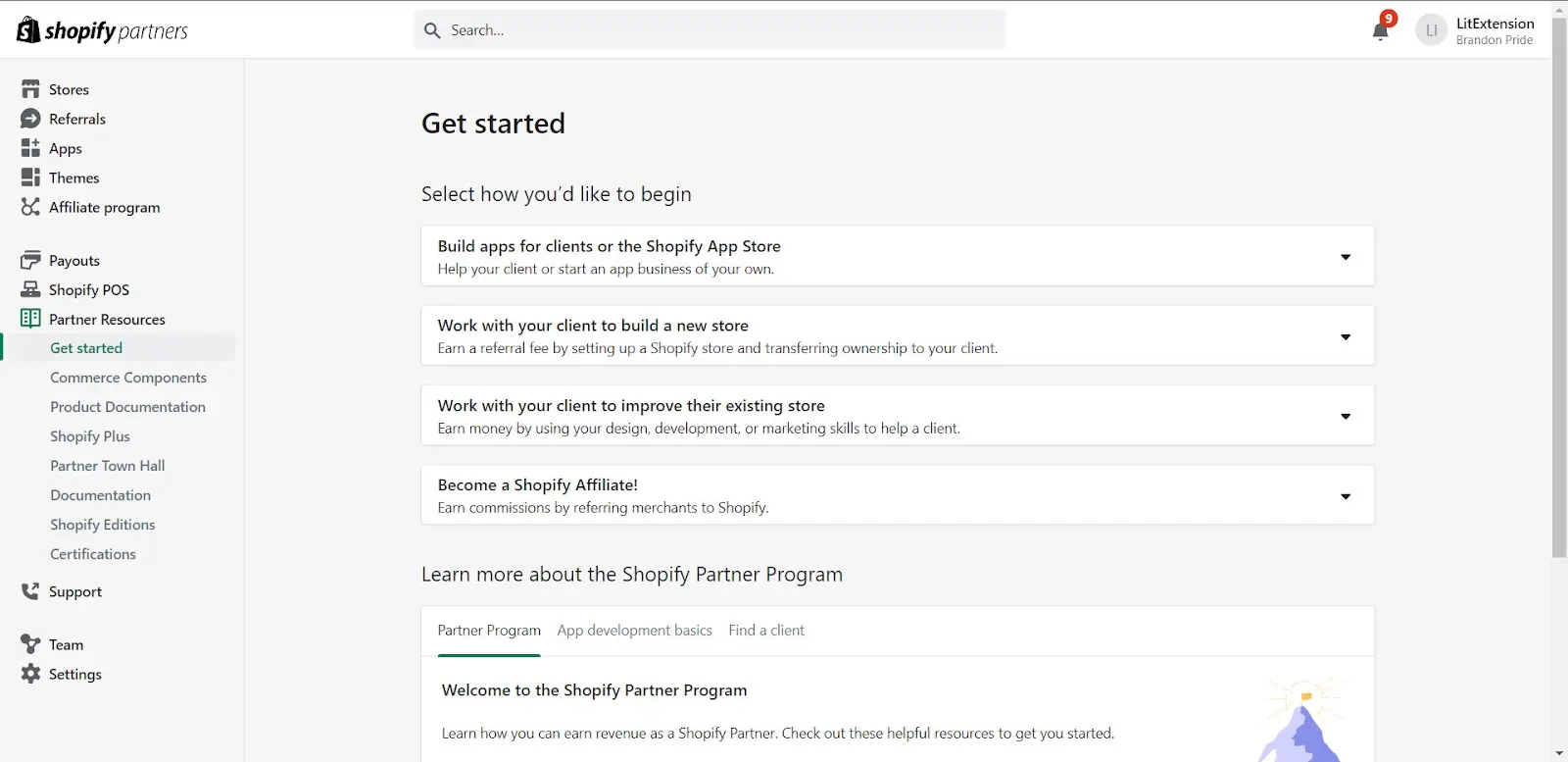 how to become shopify partner