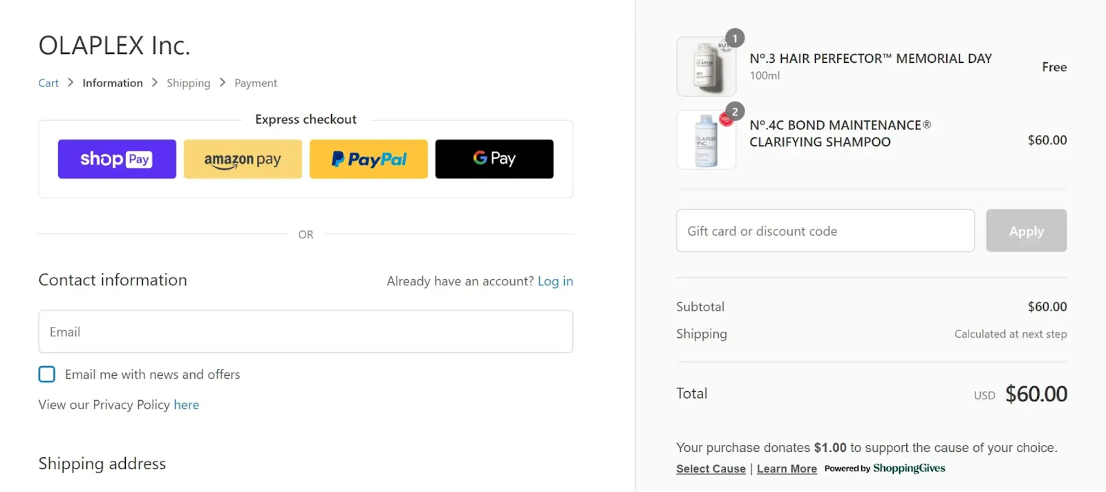 Branded checkout button in Shopify