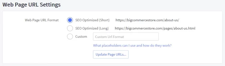 SEO friendly URL structure