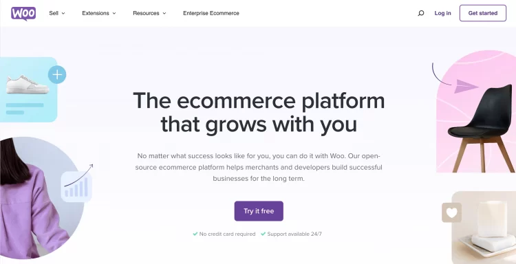 WooCommerce homepage