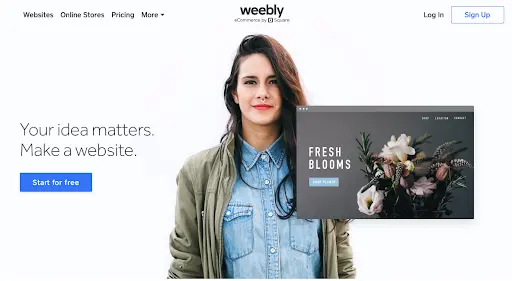 Weebly is the cheapest website builder