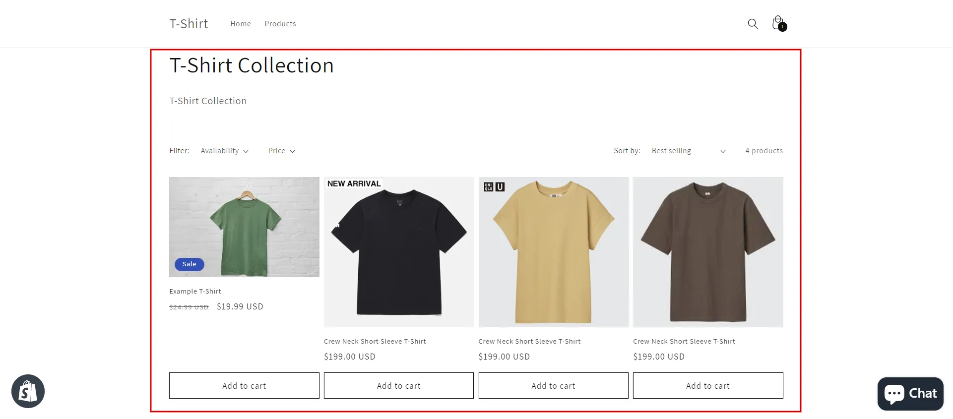 How to add add-to-cart button on collection page in Shopify blockshop