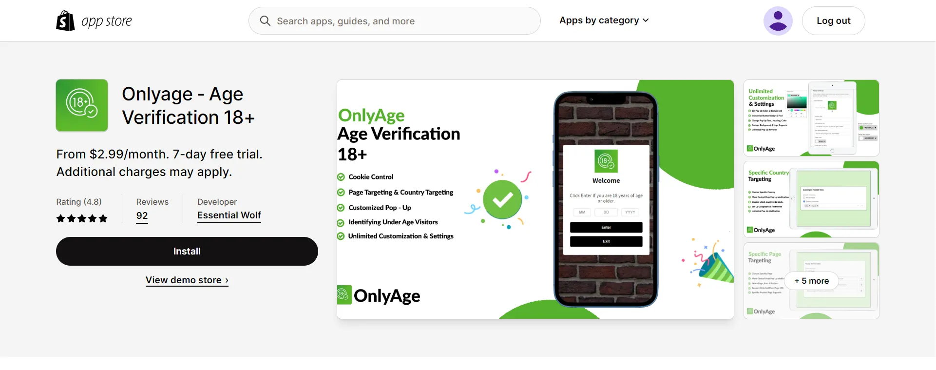 Onlyage ‑ Age Verification