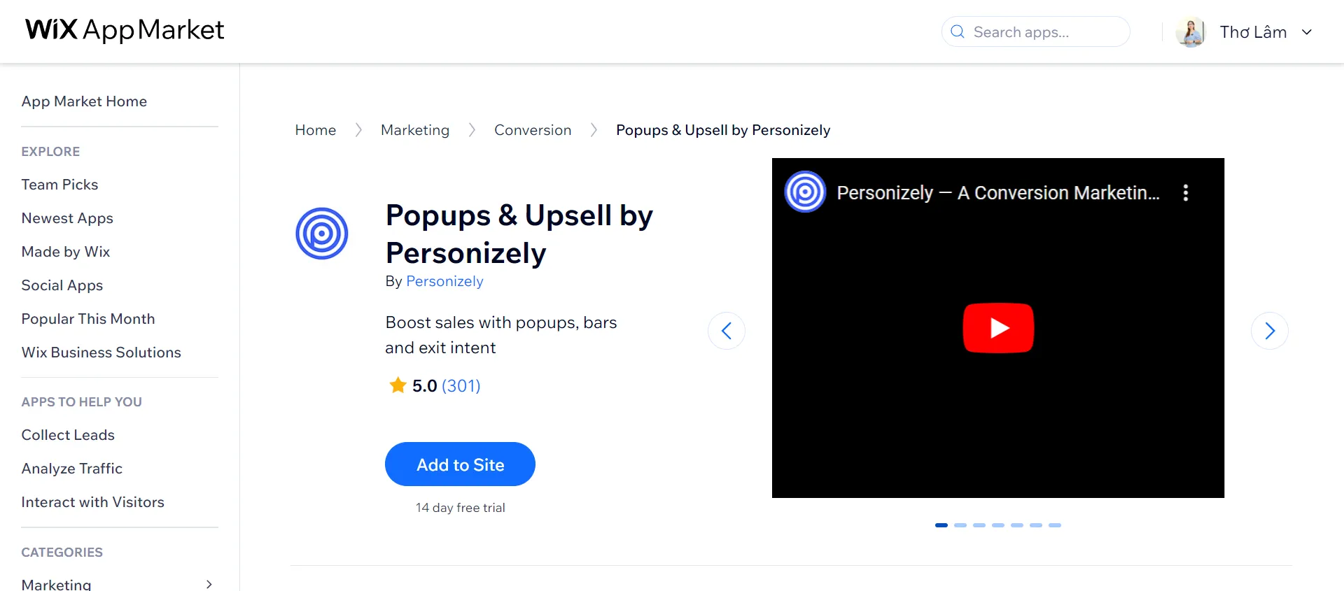 Popups & Upsell by Personizely