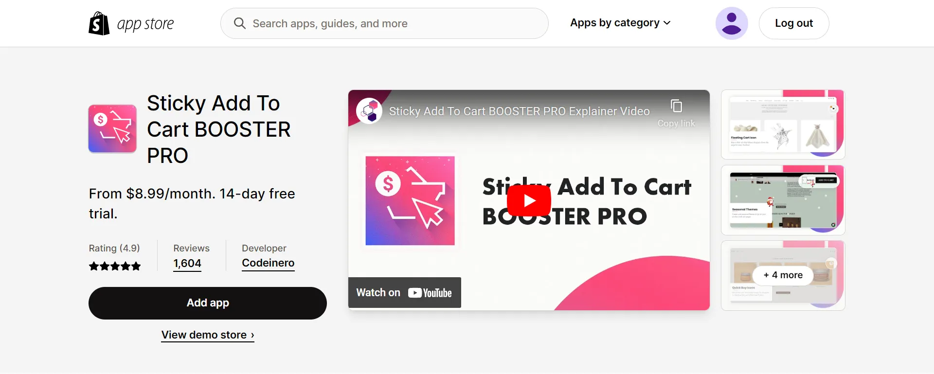 Sticky add-to-cart Booster Pro