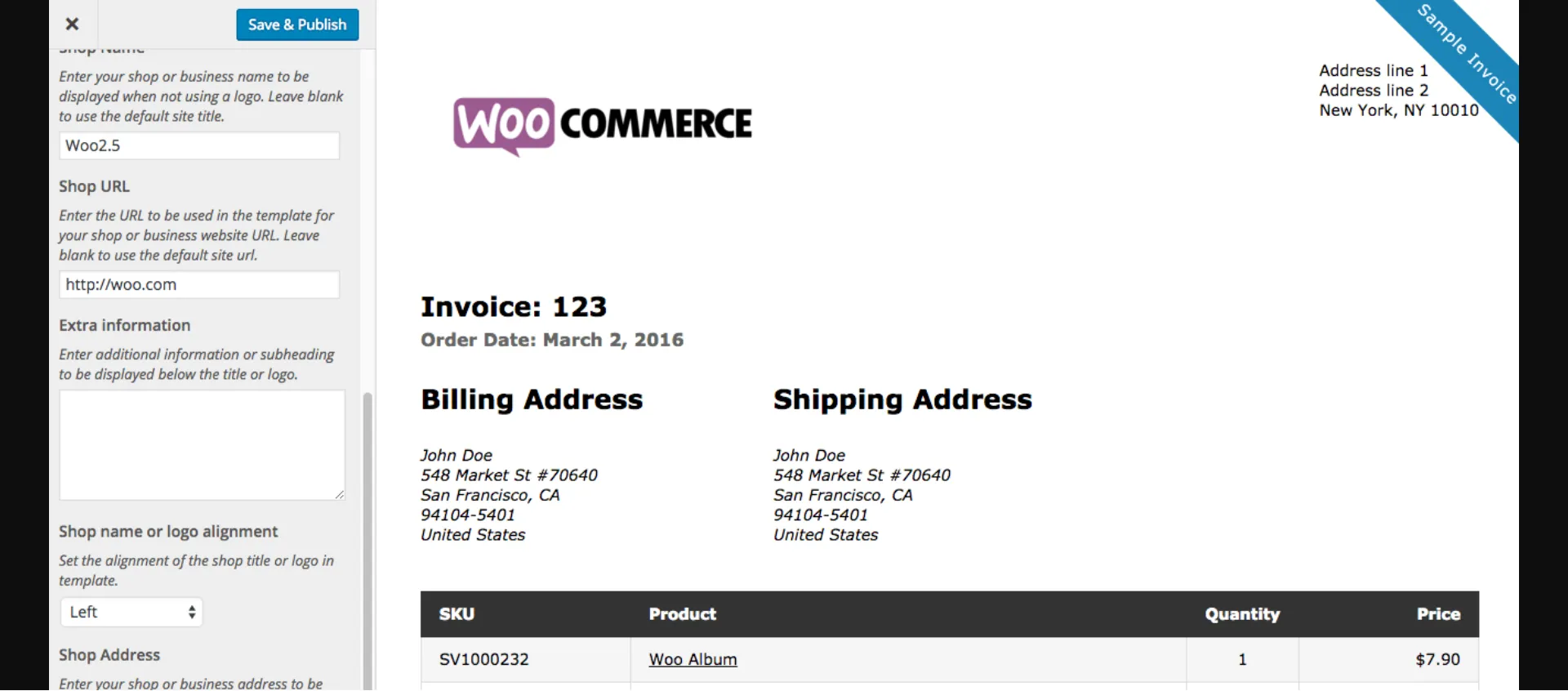 Customize WooCommerce print order templates 
