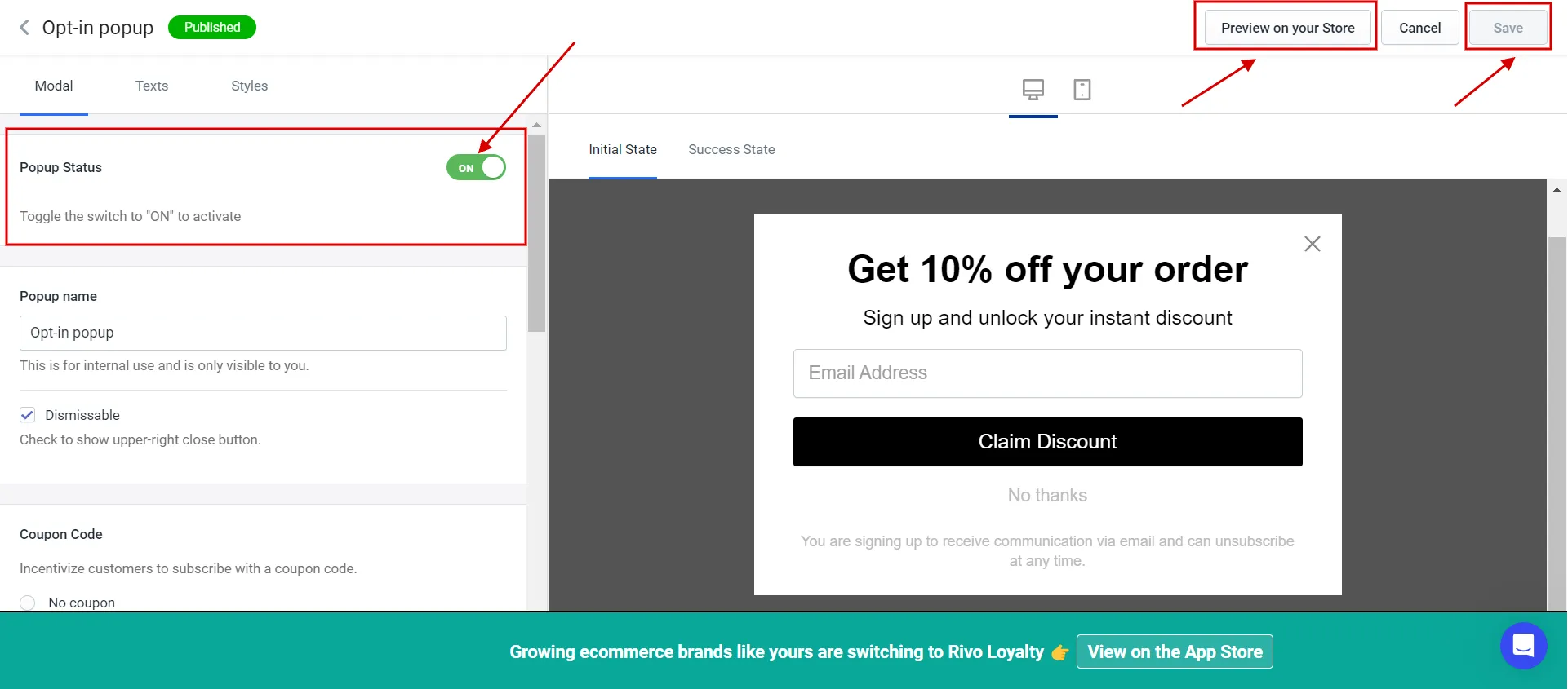How to add email pop-up on Shopify