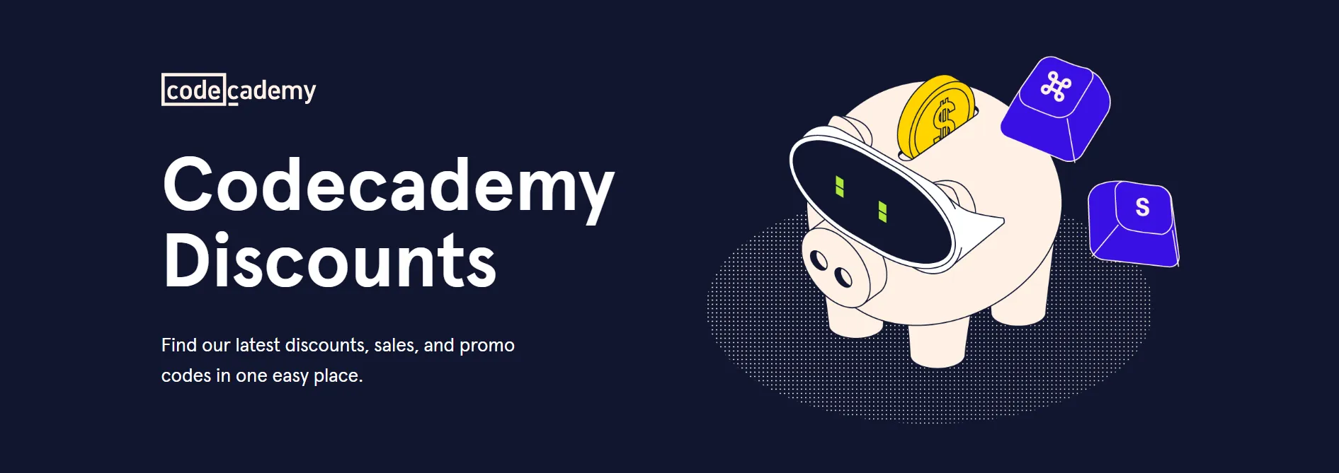 Codecademy landing page example