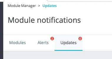 Manual update PrestaShop notifications