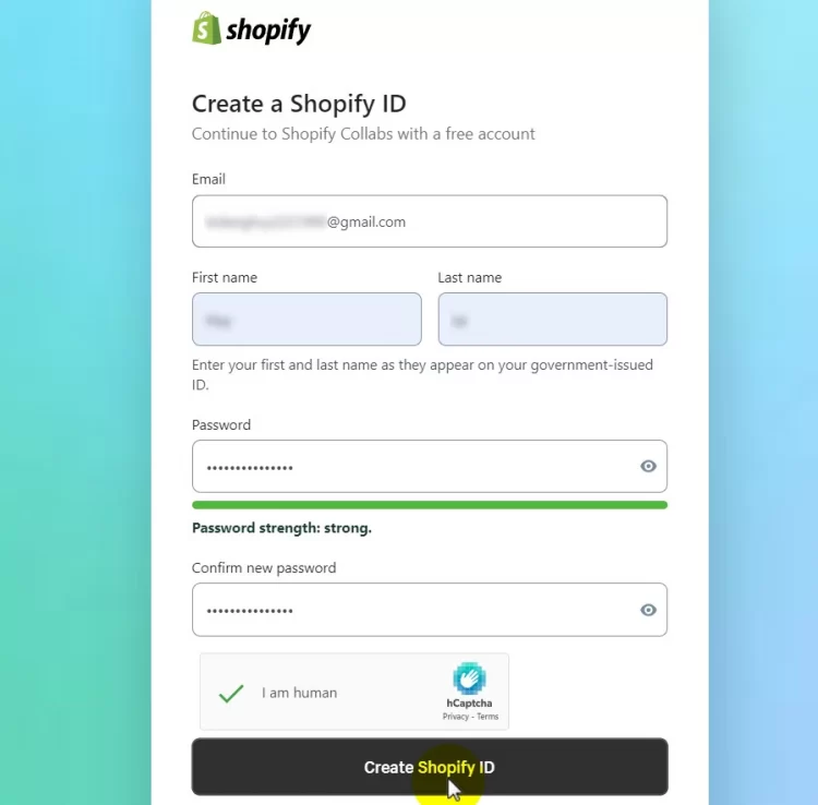  Shopify collabs id