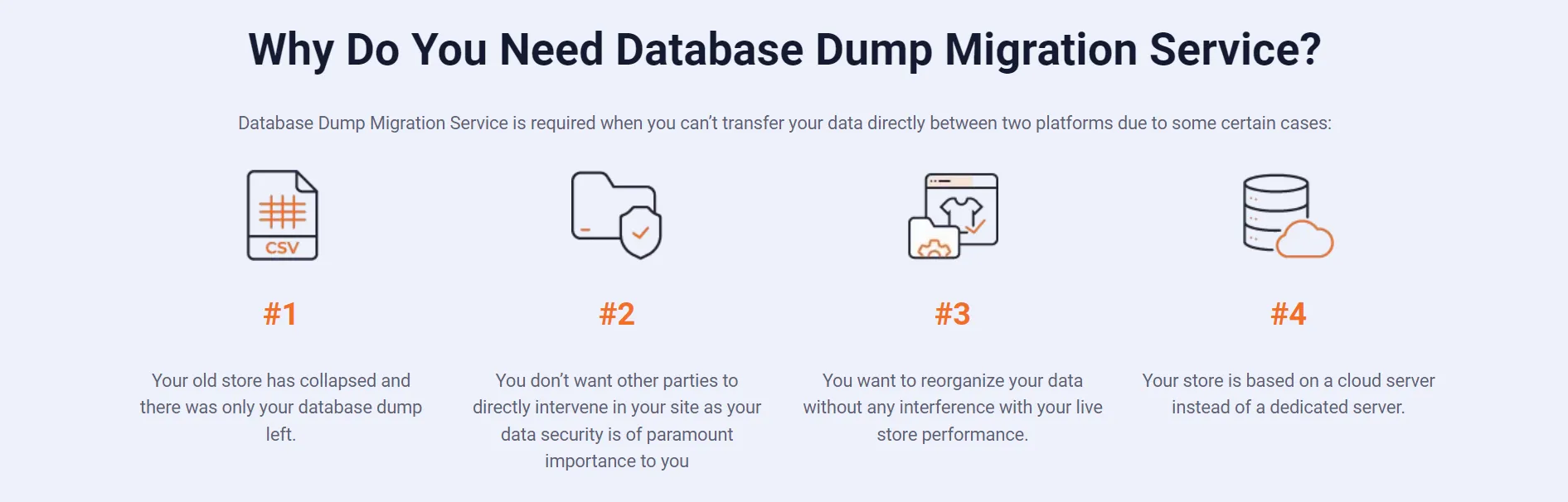 Why do you need database dump