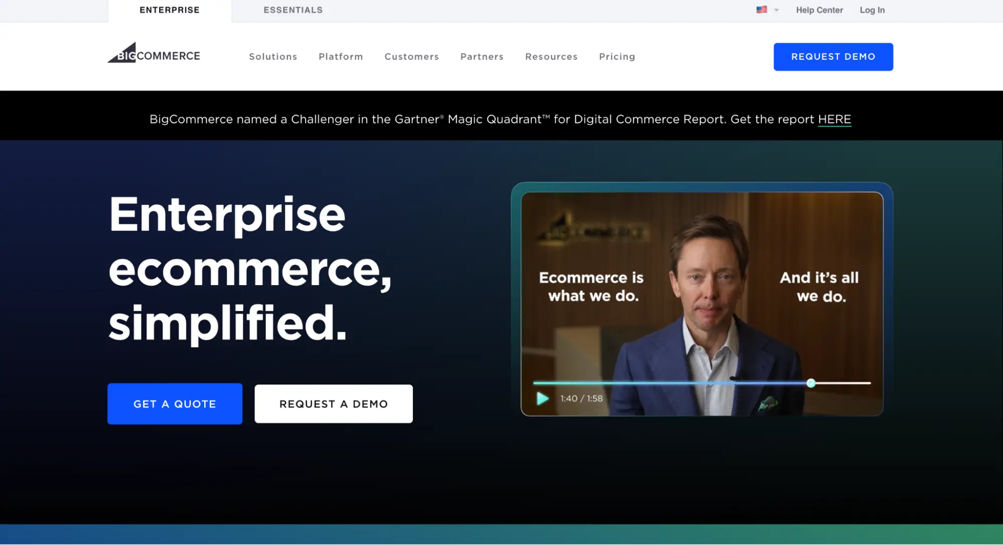 BigCommerce is best suited for enterprise-size eCommerce businesses