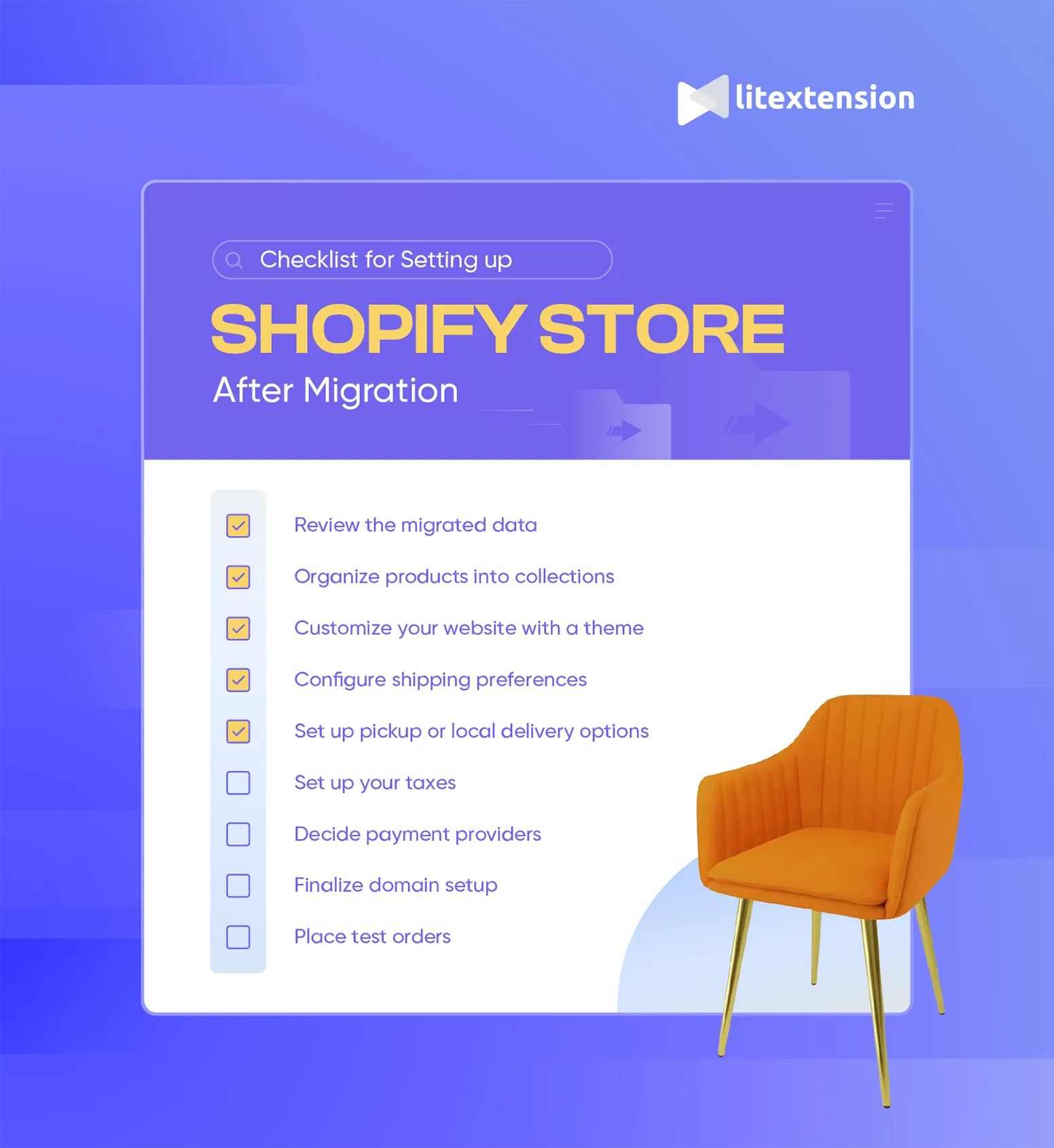 Shopify After-migration checklist