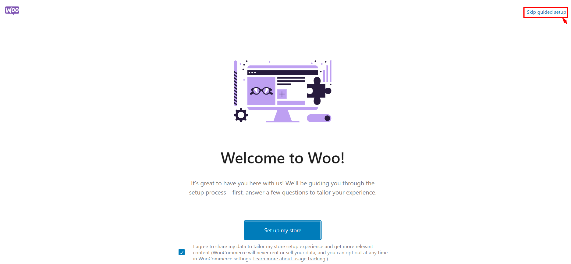 welcome to woocommerce