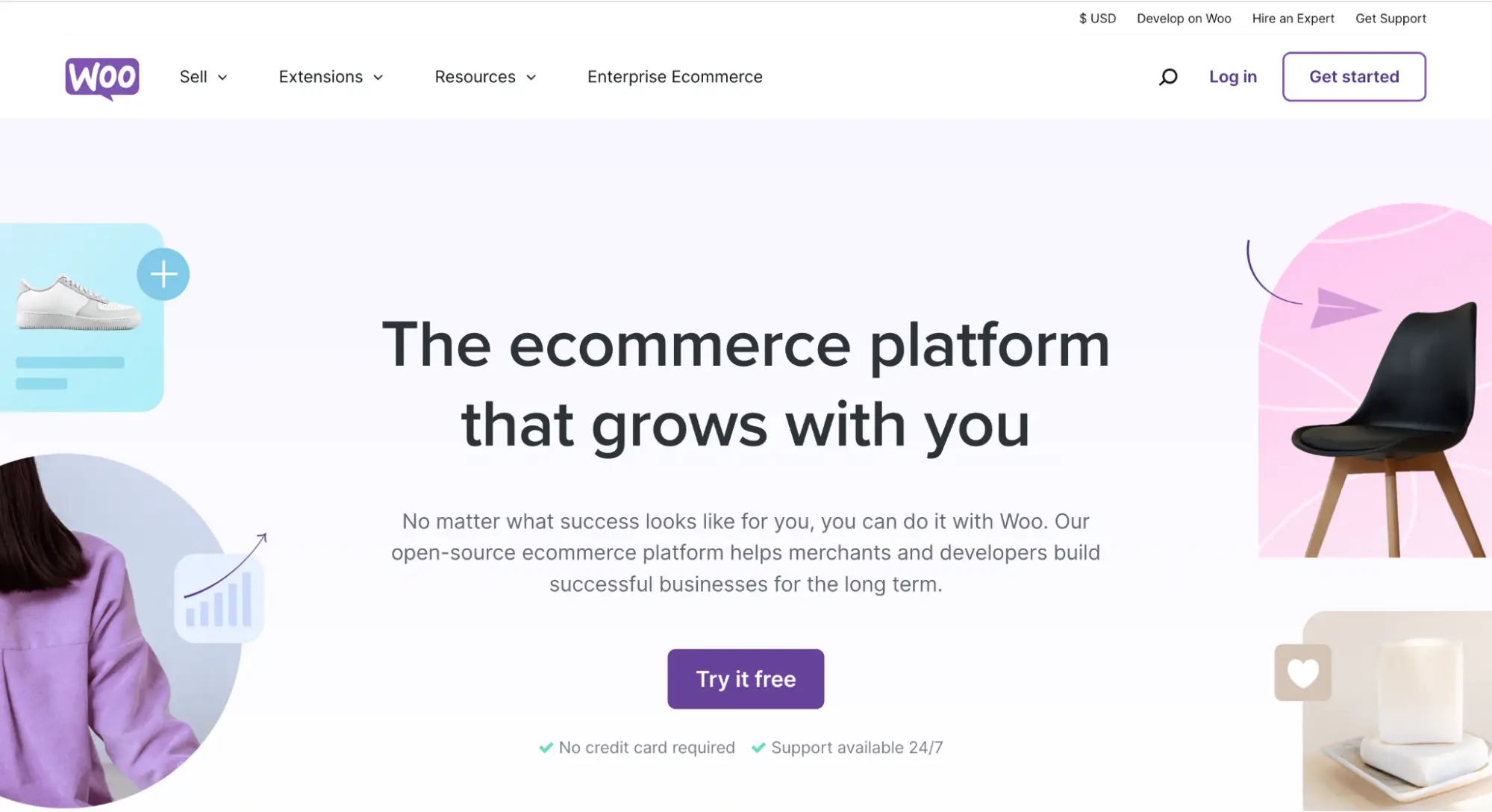 WooCommerce comes with a customizable dashboard