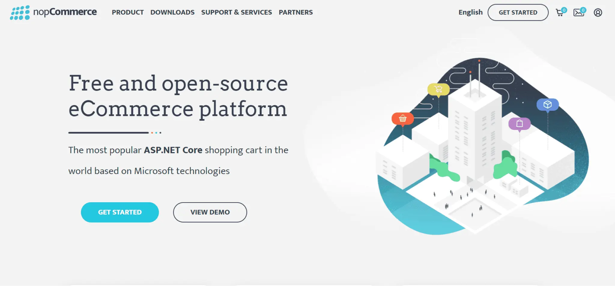 nopCommerce free ecommerce platform to download