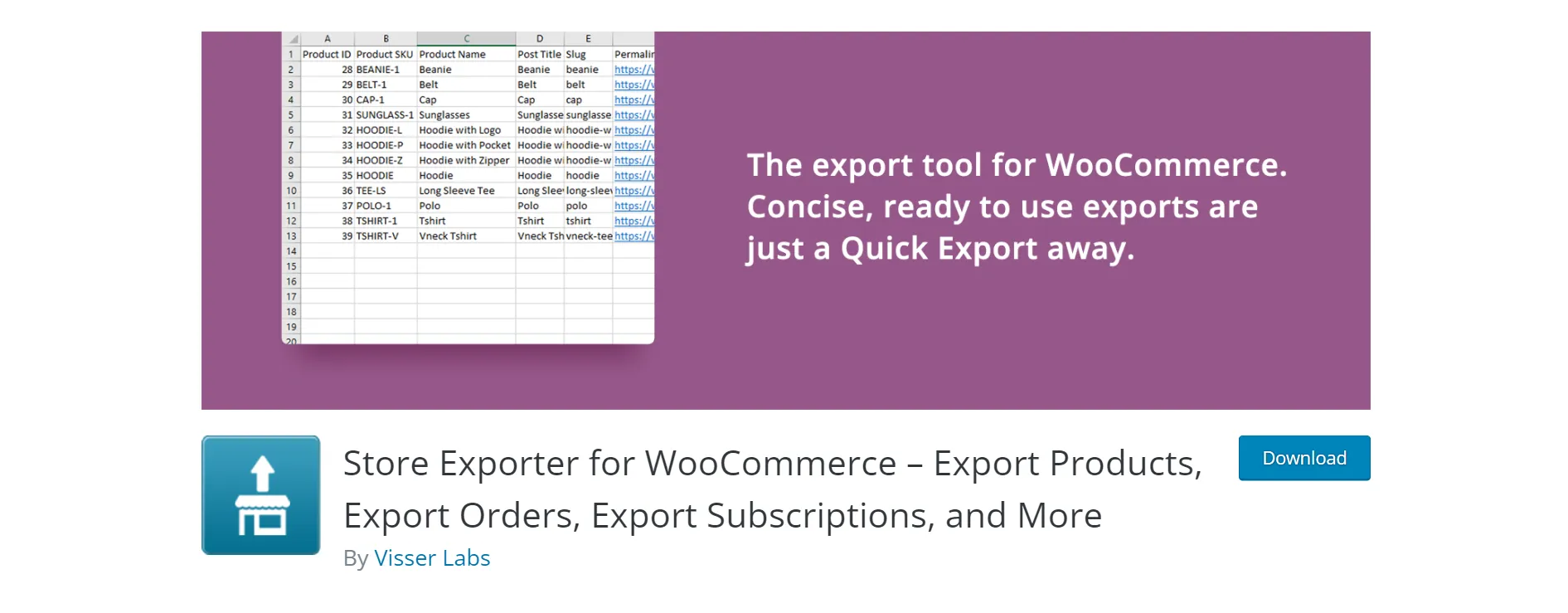 Store Exporter for WooCommerce