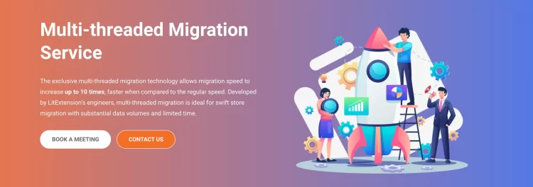 LitExtension Multi-threaded Migration Service