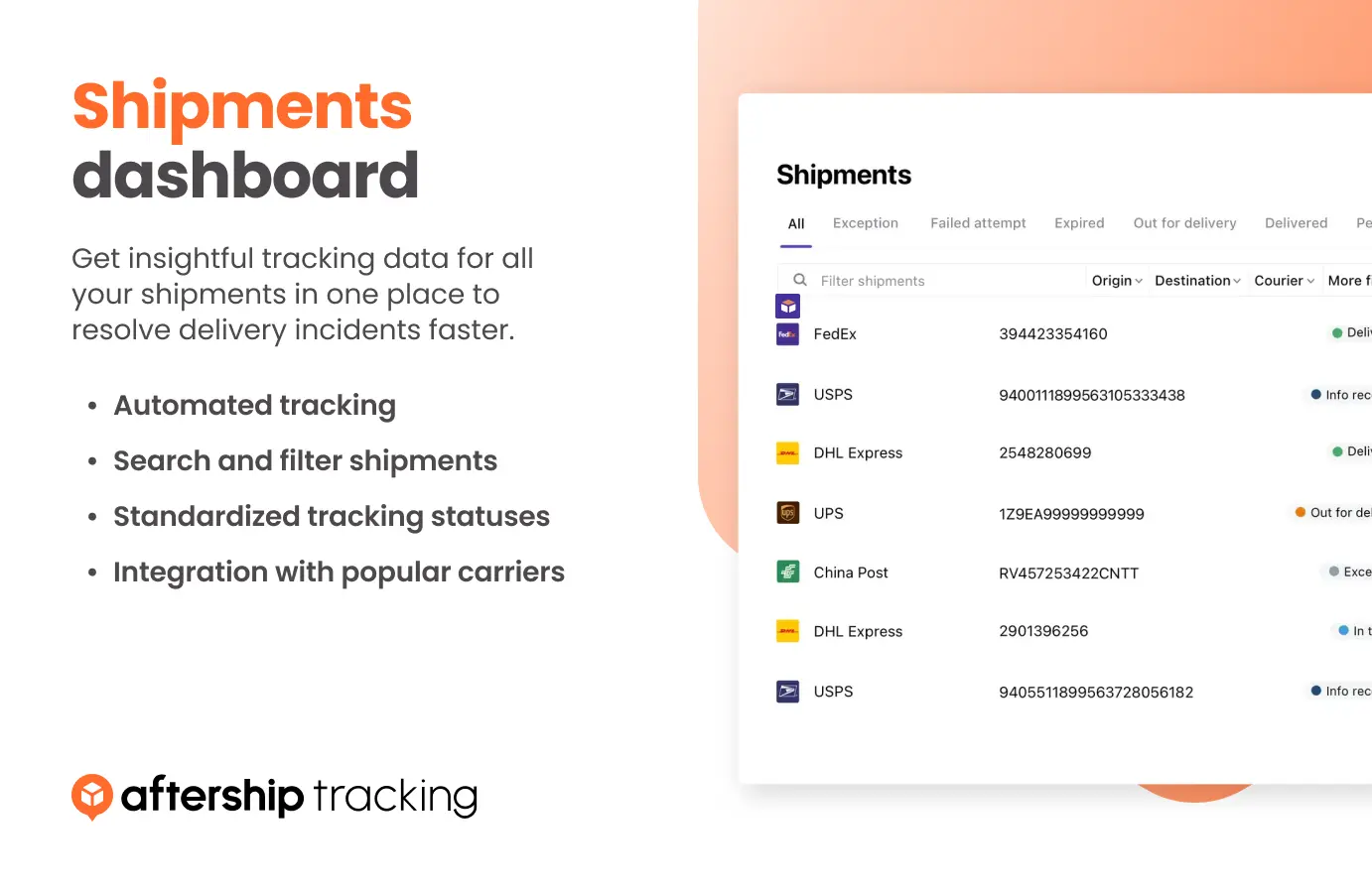 AfterShip Tracking BigCommerce app