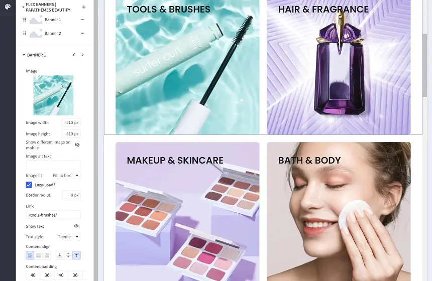PapaThemes Widgets BigCommerce app