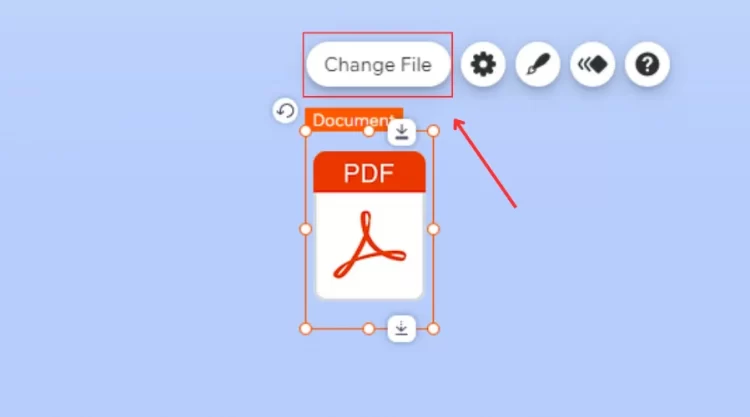 Click Change File to open Choose a Doc window 