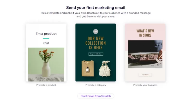 Promote email marketing campaigns with Ascend by Wix