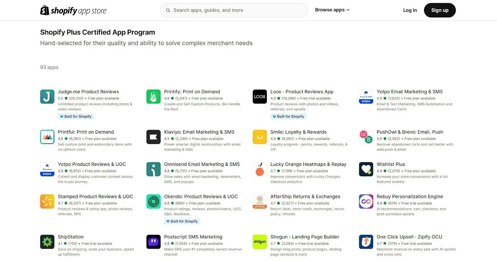 Shopify Plus Certified App Program
