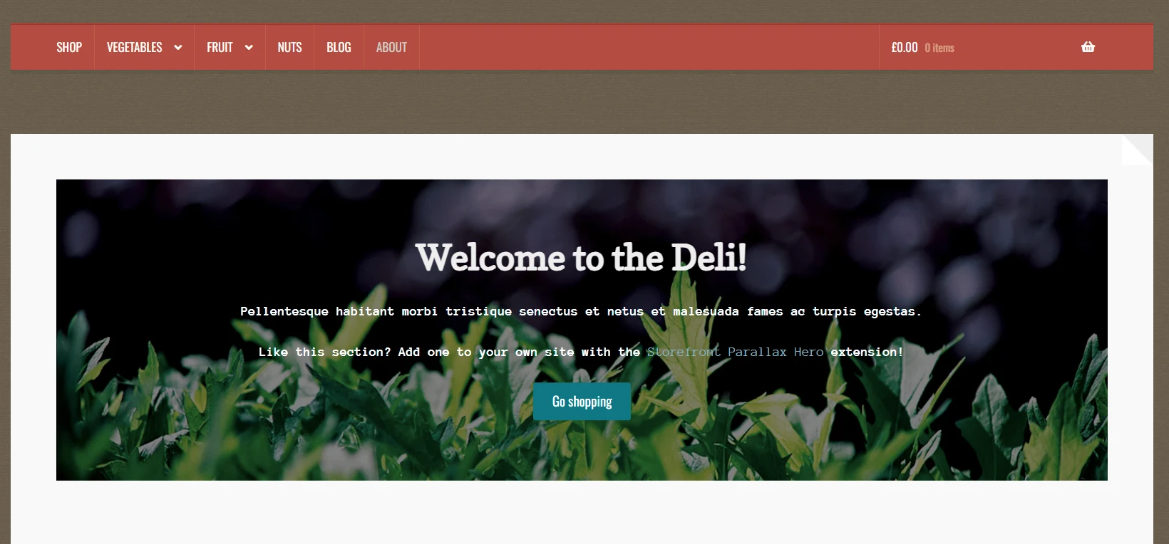 Deli theme - best free woocommerce wordpress themes for gardening
