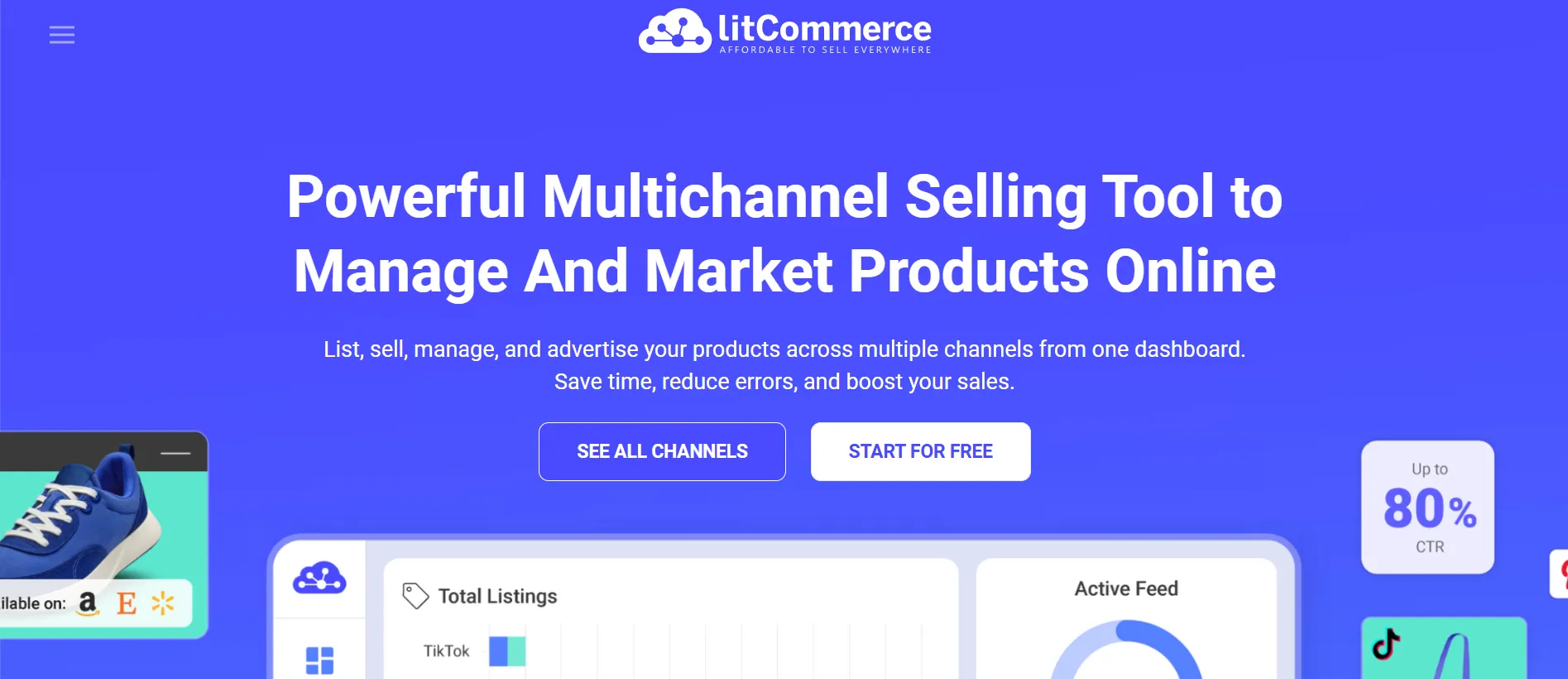 LitCommerce homepage