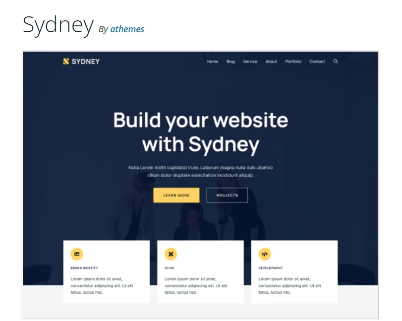 Sydney Theme - a Woocommerce Theme Free for Commercial site