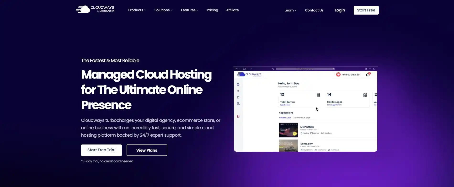 Cloudways WordPress hosting