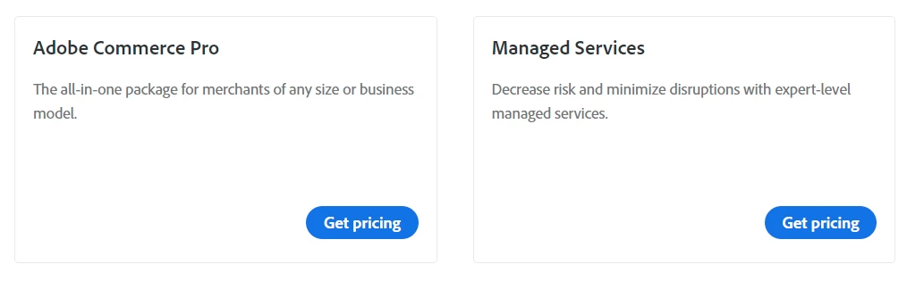 Magento pricing packages
