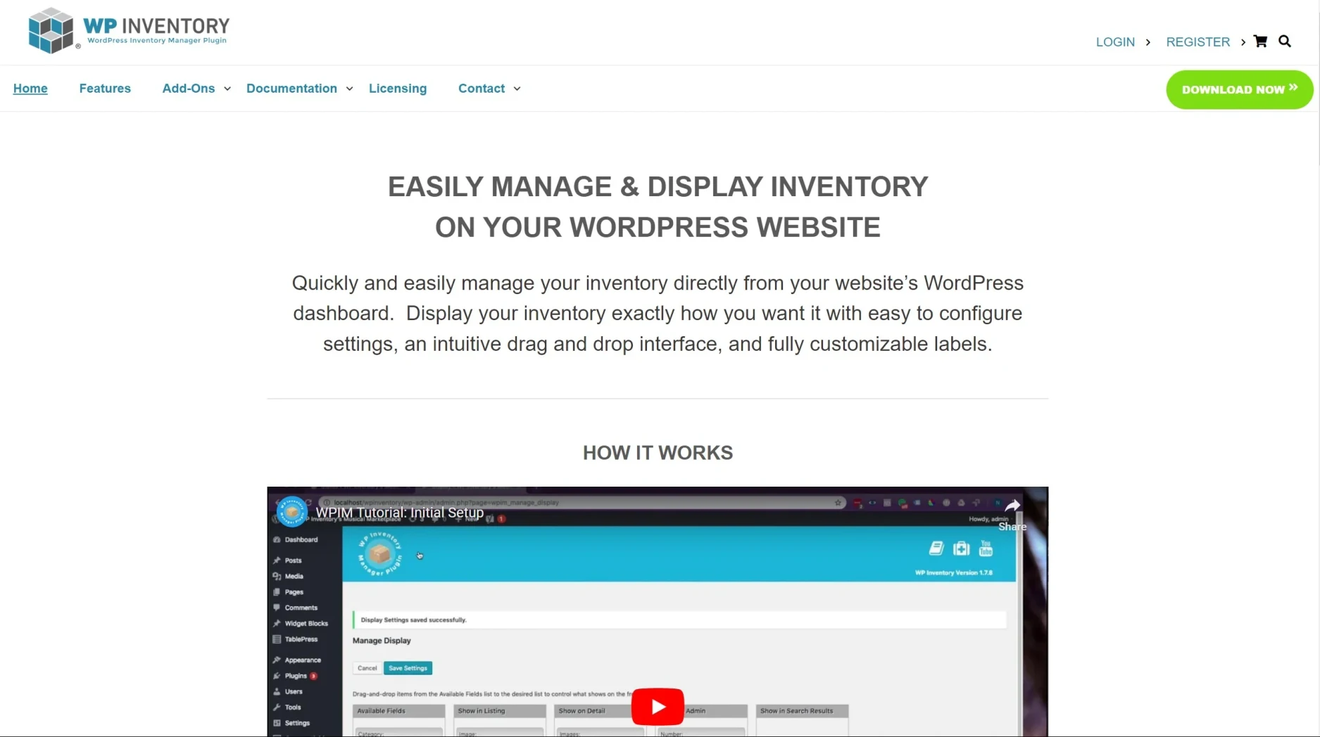 WP Inventory Manager