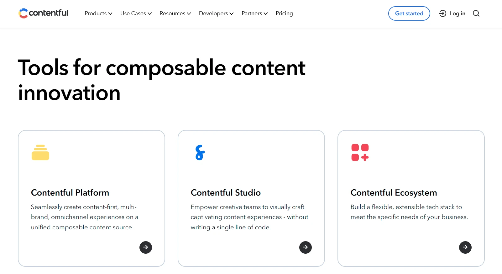 contentful website - a BigCommerce CMS alternatives