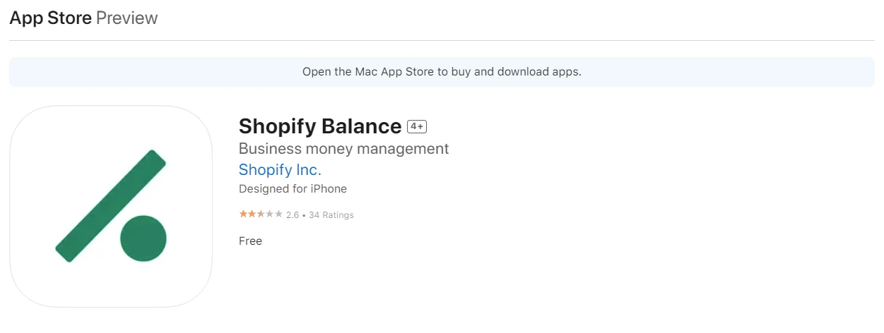 shopify balance app