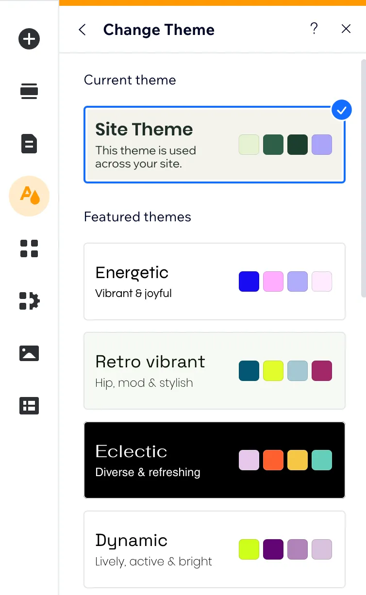 site themes design