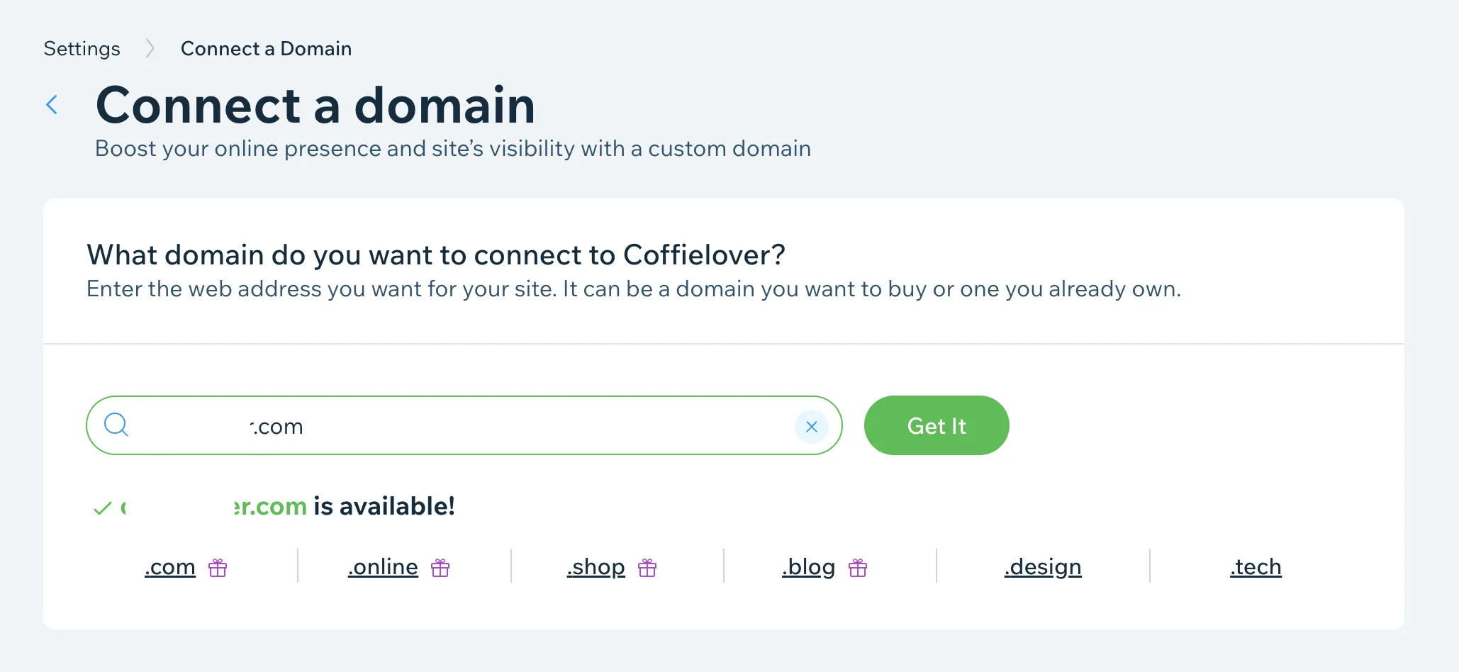 wix tutorials: connect custom domain