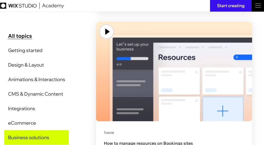 wix-studio-business-solution