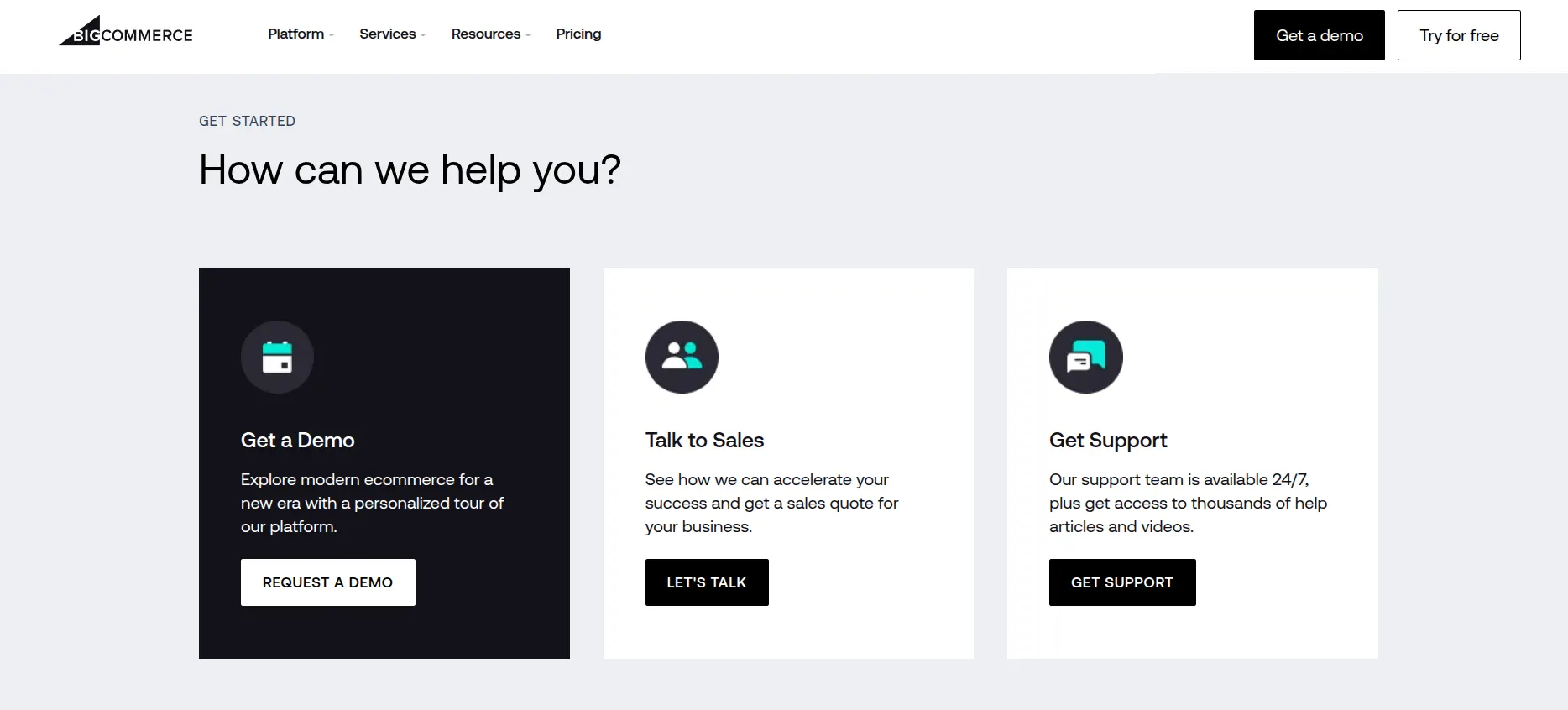 BigCommerce customer support