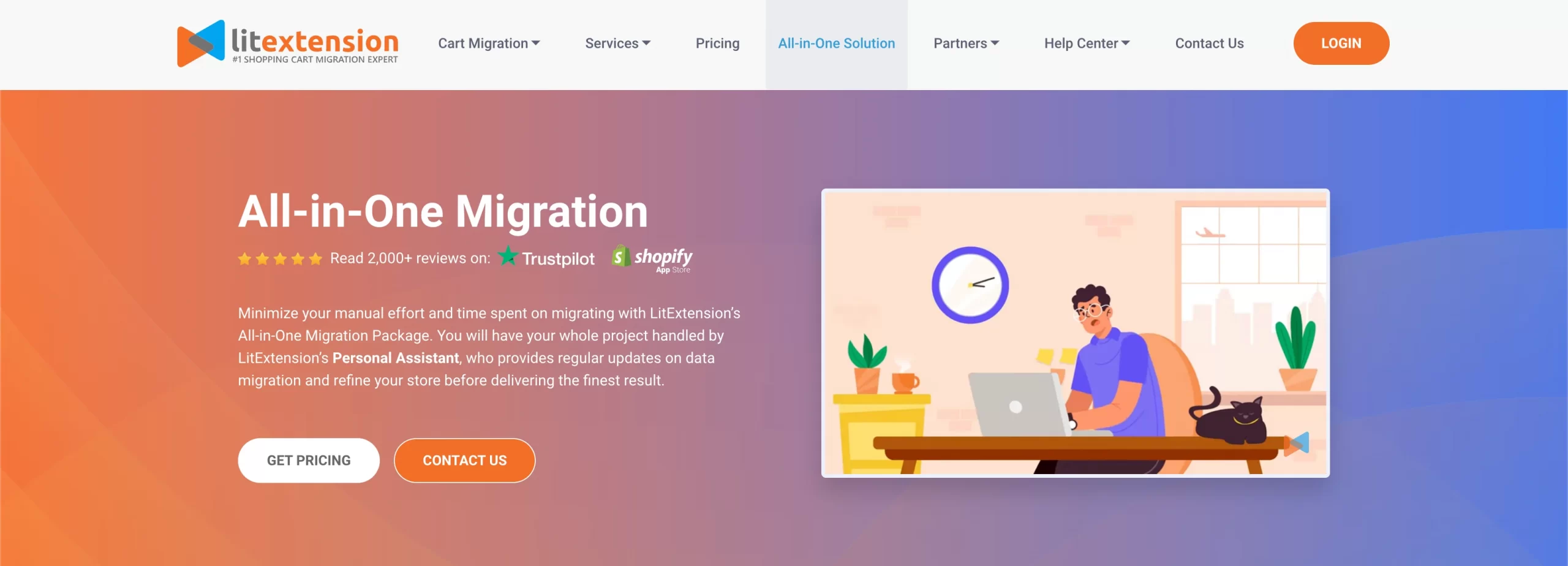 All-In-One migration service from LitExtension