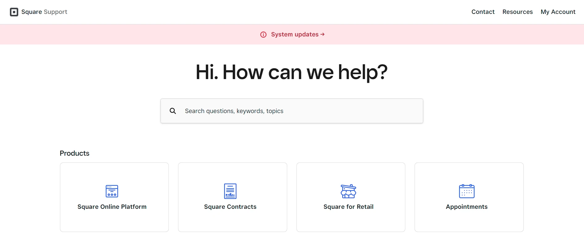 square online help center