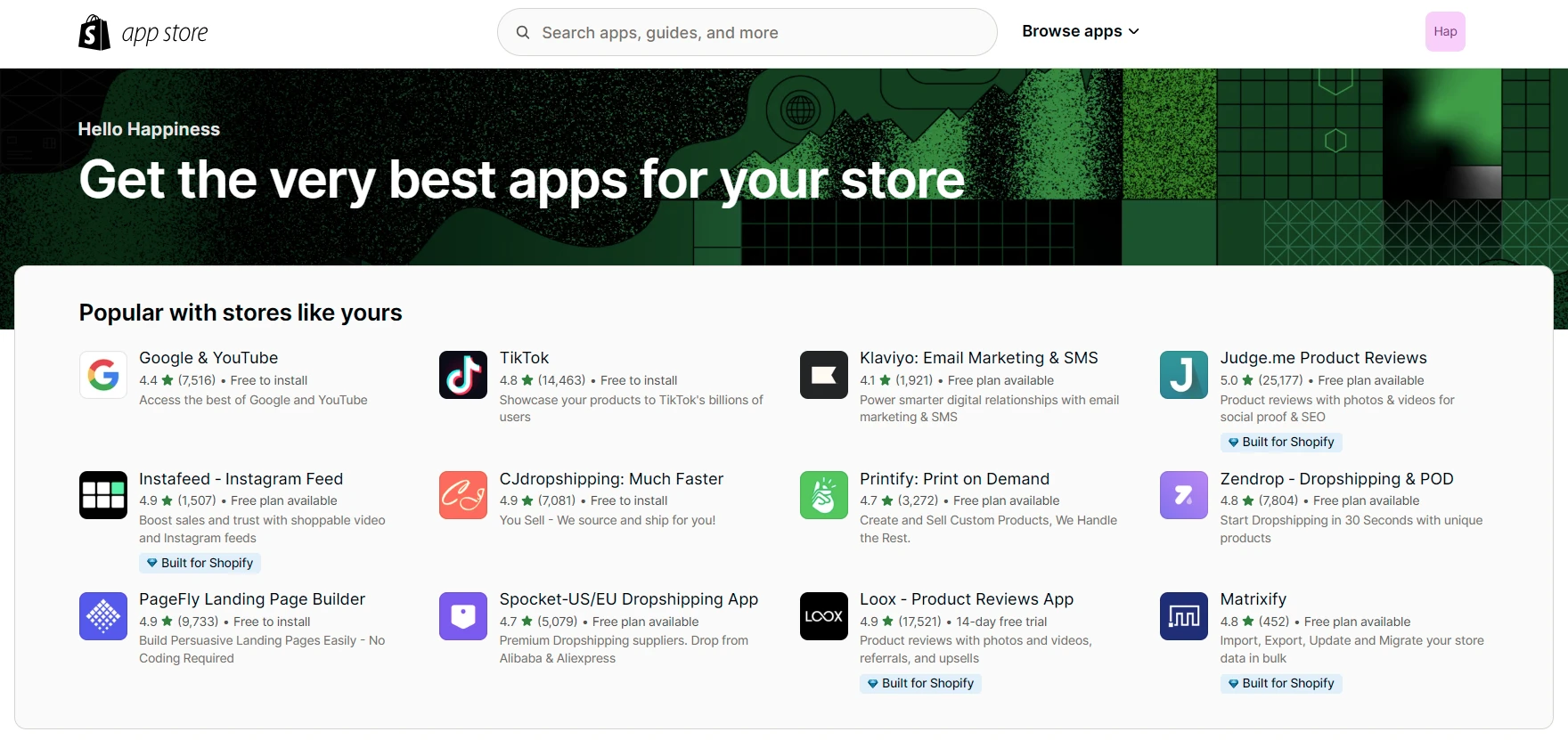 shopify apps is one of the biggest difference between webflow vs shopify